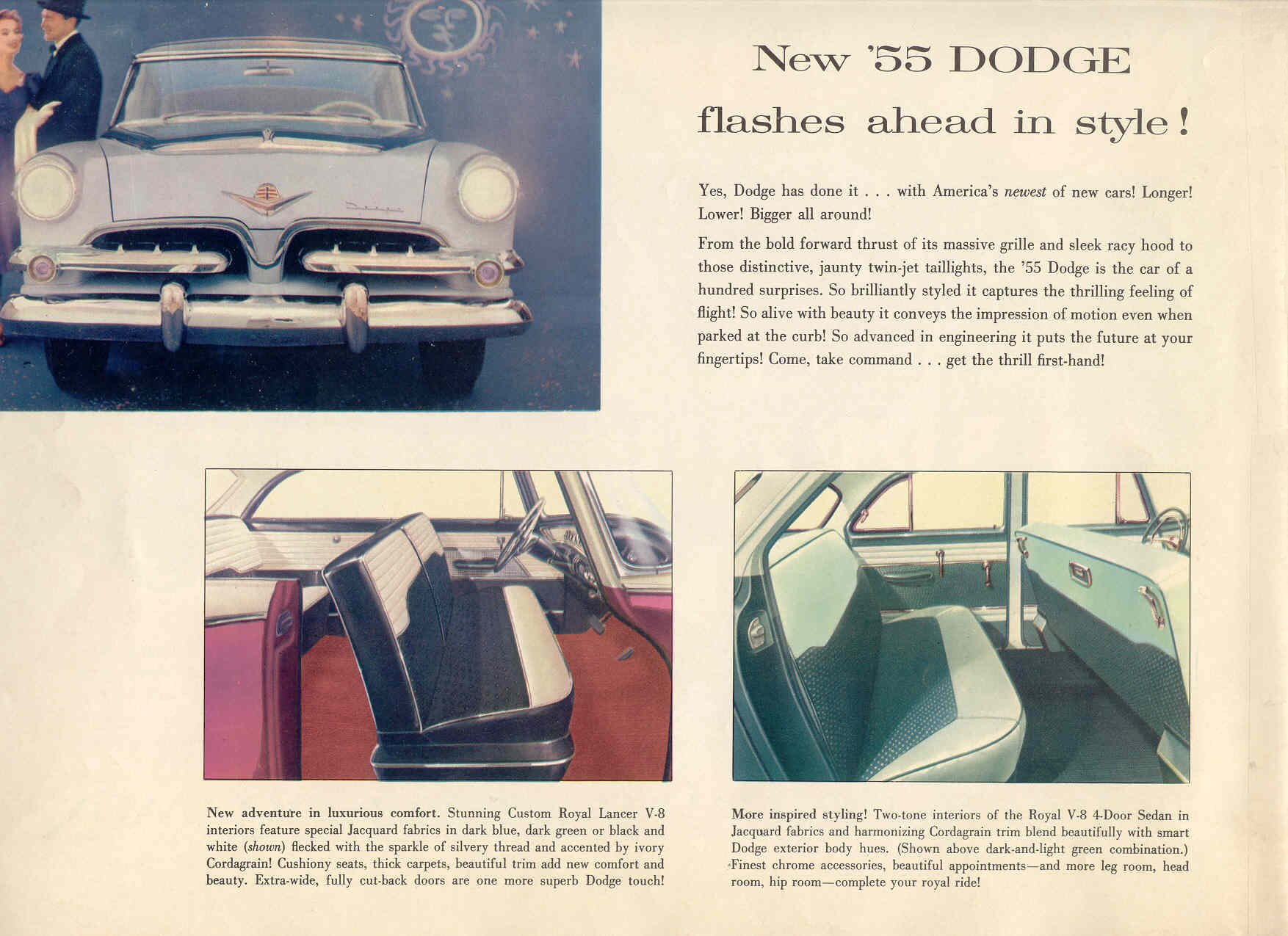 1955 Dodge Car Brochure Page 5